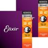 Струны для акустической гитары Elixir NANOWEB Bronze Extra Light набор из 2 шт. 80/20 .010-.047 #11002 []