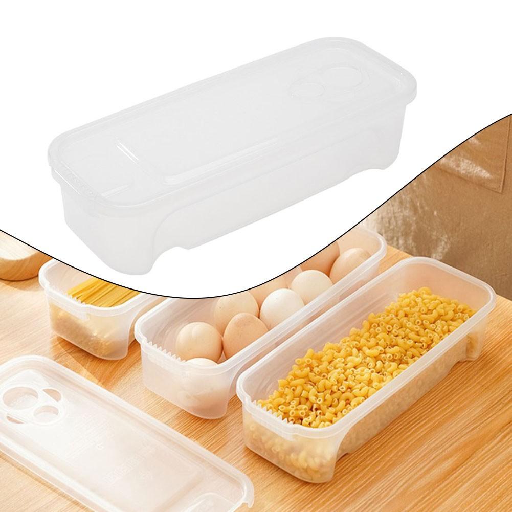 PP Cooking Box Pasta Practical Storage Box With 1.3L