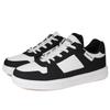 Mens's Casual Sneakers Luxury PU Leather Skateboard Shoes Fashion Patchwork Low Top Sports Shoes for Men 2024 New Trend Sneaker