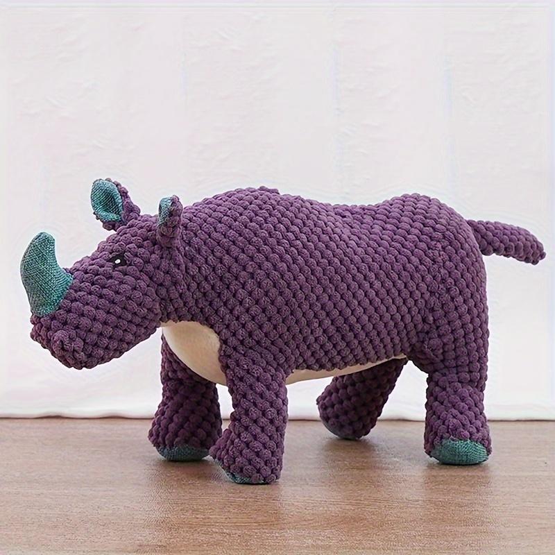 Долговечная жевательная игрушка для домашних животных с изображением животных — мягкий плюшевый материал для скрежетания зубов и кусания, идеально подходит для собак