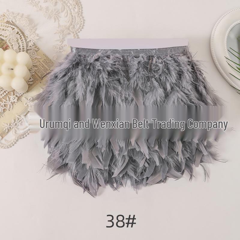 Отделка из перьев индейки 10-15 см для одежды, DIY и украшений