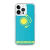 Coque iPhone - Kazakhstan - Drapeau Officiel - Souple - Multicolore - Compatible iPhone 14 Pro Max