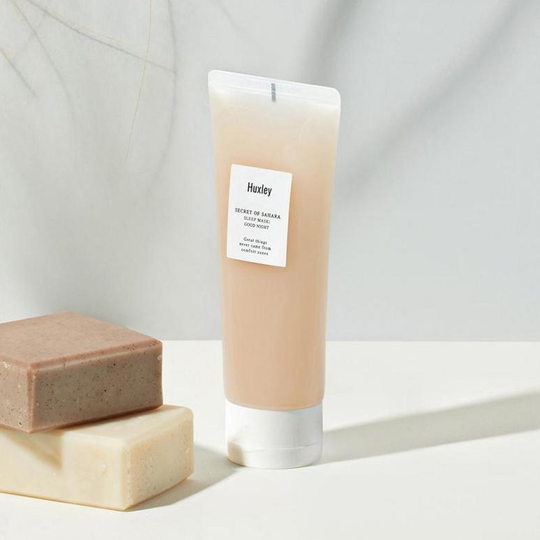 Huxley Good Night Sleep Mask 150g - Korean, Hydrating Overnight Gel with Prickly Pear Extract