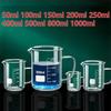 50~1000ml With Handle Measuring Cup High Borosilicate Glass Clear Scale Cup Laboratory Beaker Kitchen Baking Measuring Mug