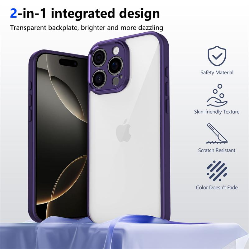 Высококачественный прозрачный акриловый чехол для iPhone Samsung Galaxy Xiaomi Redmi для iPhone 16 Pro Max 15 14 Plus 13 12 11 X XR чехол с силиконовой рамкой