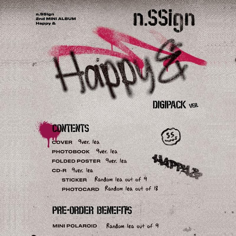 n.SSign 2-й МИНИ-АЛЬБОМ «Happy &» (МЫ / Я вер. ) (Дигипак вер.)