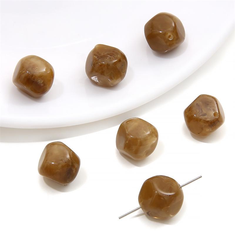 Круглые бусины Halo из искусственной смолы для самостоятельного изготовления ювелирных изделий