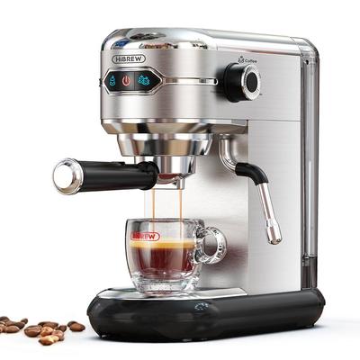 Полуавтоматическая кофемашина Hibrew H11 19 бар 1,1 л резервуар для воды, горячая и холодная экстракция, полуавтоматическая машина для эспрессо и капучино