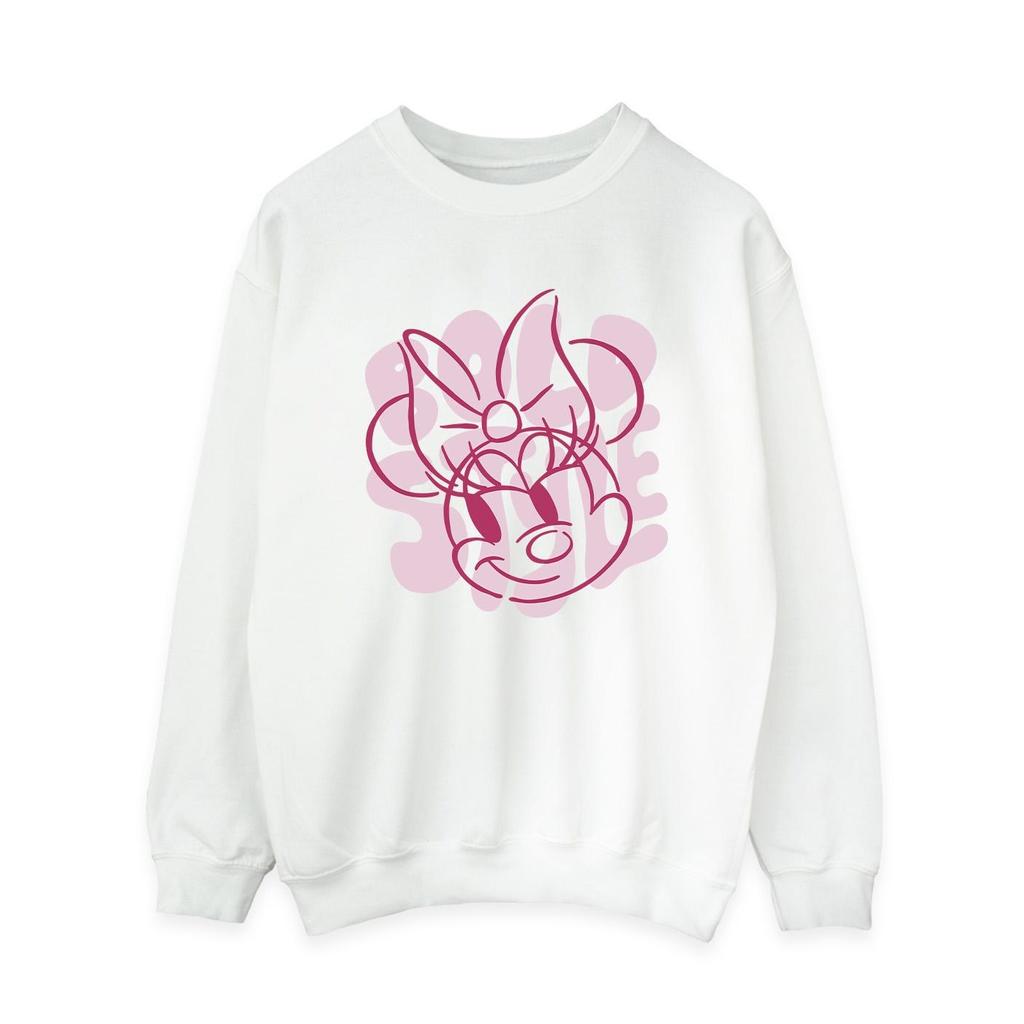 Disney Womens/Ladies Minnie Mouse Bold Style Sweatshirt