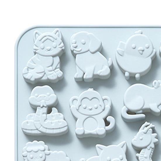 Yousheng 12 Zodiac силиконовая форма для льда форма для приготовления шоколадного десерта гибкая машина для приготовления льда 12 полостей формы для мороженого для напитков на вечеринку в честь Хэллоуина