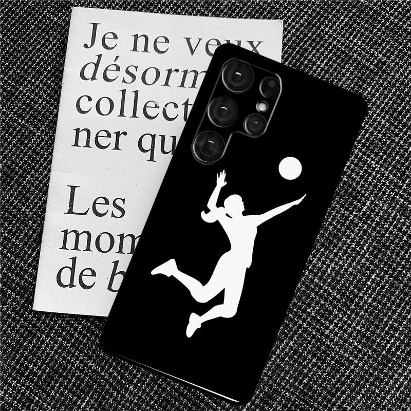 Volleyball Sport Case For Samsung Galaxy S25 Ultra S20 S21 S22 S23 S24 Ultra S9 S10 Plus S24 FE Back Cover