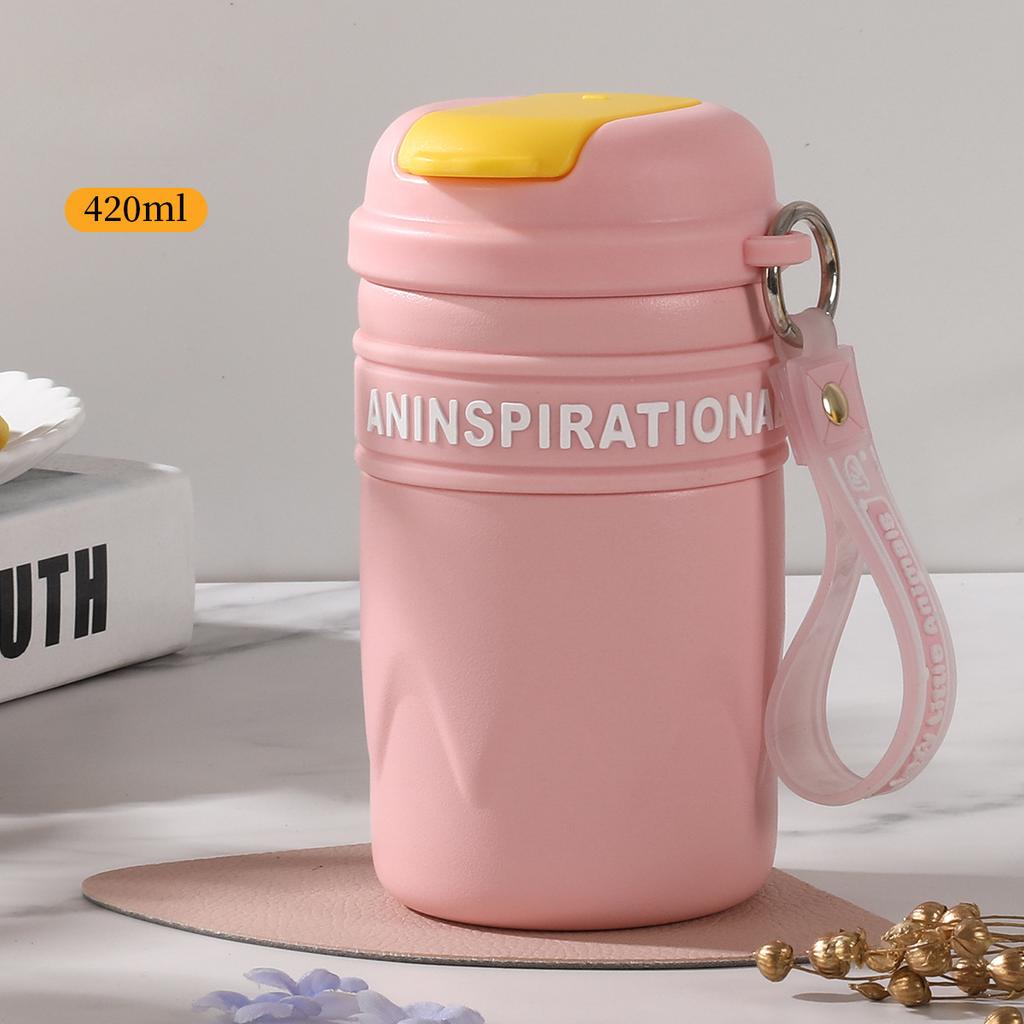 Новая портативная кофейная чашка из нержавеющей стали 316 с высококачественной студенческой портативной чашкой-термосом со стаканом воды.