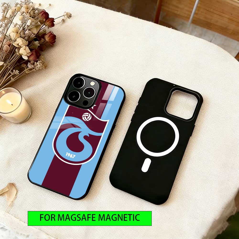 Чехол для телефона T-Trabzonspor для iPhone 17, 16, 15, 14, 13, 12, 11 Plus, Pro, магнитный с Magsafe, беспроводная зарядка