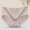 Lace Underwear for Women with No Marks Sexy and Charming Middle Waist Buttocks Up Breathable Cotton Crotch Breathable Women's Underwear