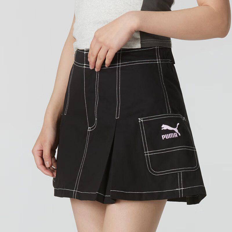PUMA SS24 Casual Short Skirts Women's Black 626864-01