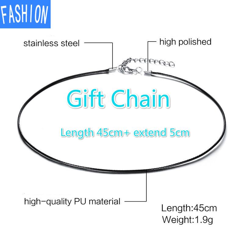 Кулон «Китти и Луна» из натурального камня с полой спиной и хрустальным ожерельем с подвеской «Милая девушка»