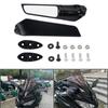 2PCS Motorcycle Mirrors Modified Wind Wing Adjustable Rotating Rearview Mirror For YAMAHA R6 1999-2011