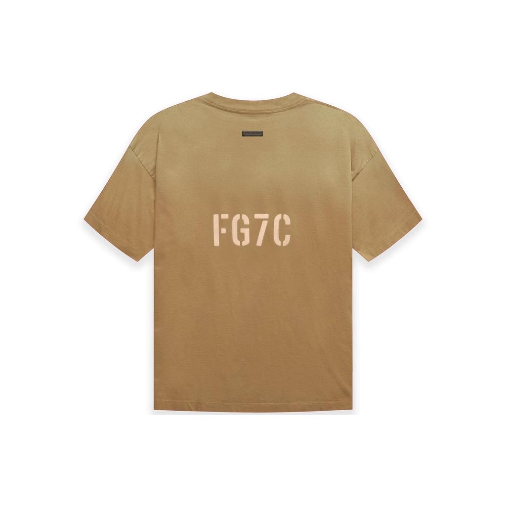 Fear of God Футболка FG7C Винтажная армейская мужская футболка зеленая FG50-071CTJ-315
