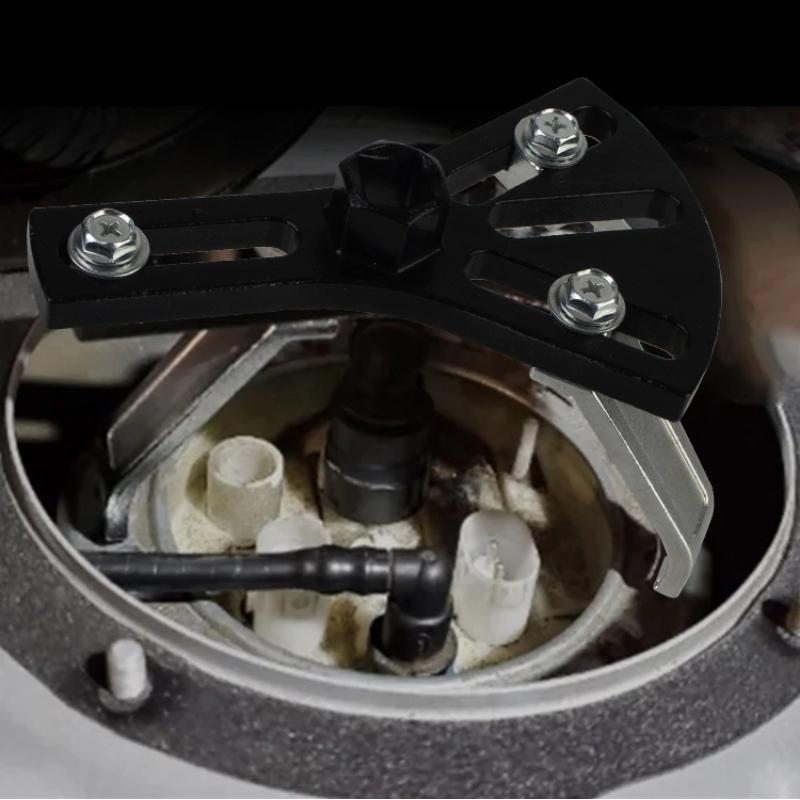 Регулируемый инструмент для стопорного кольца топливного насоса Ключ для крышки топливного бака Комплект для ремонта топливного бака Инструмент для снятия топливного насоса