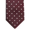 Brand Necktie Made In Japan Silk Dot Pattern Pin Dot Polka Dot [Michiko London] 100% (BWine)