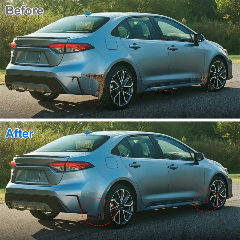 Для Toyota Corolla 2020 2021 2022 2023 Брызговики Грязезащитные щитки Версия для США Защита от брызг Крыло Брызговики Защитники Автоаксессуары