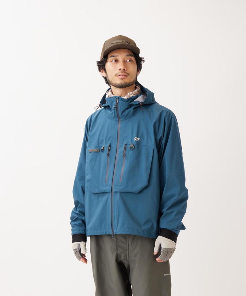 Snow Peak Clinton Rain Jacket Rain Jacket Raincoat INDIGO M EP-JK-26SU001 Men's Women's