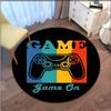 Round Gamer Controller Area Rugs Non -Slip Round Floor Mat Door Mats Carpet For Bedroom Yoga Mat Rugs Living Room
