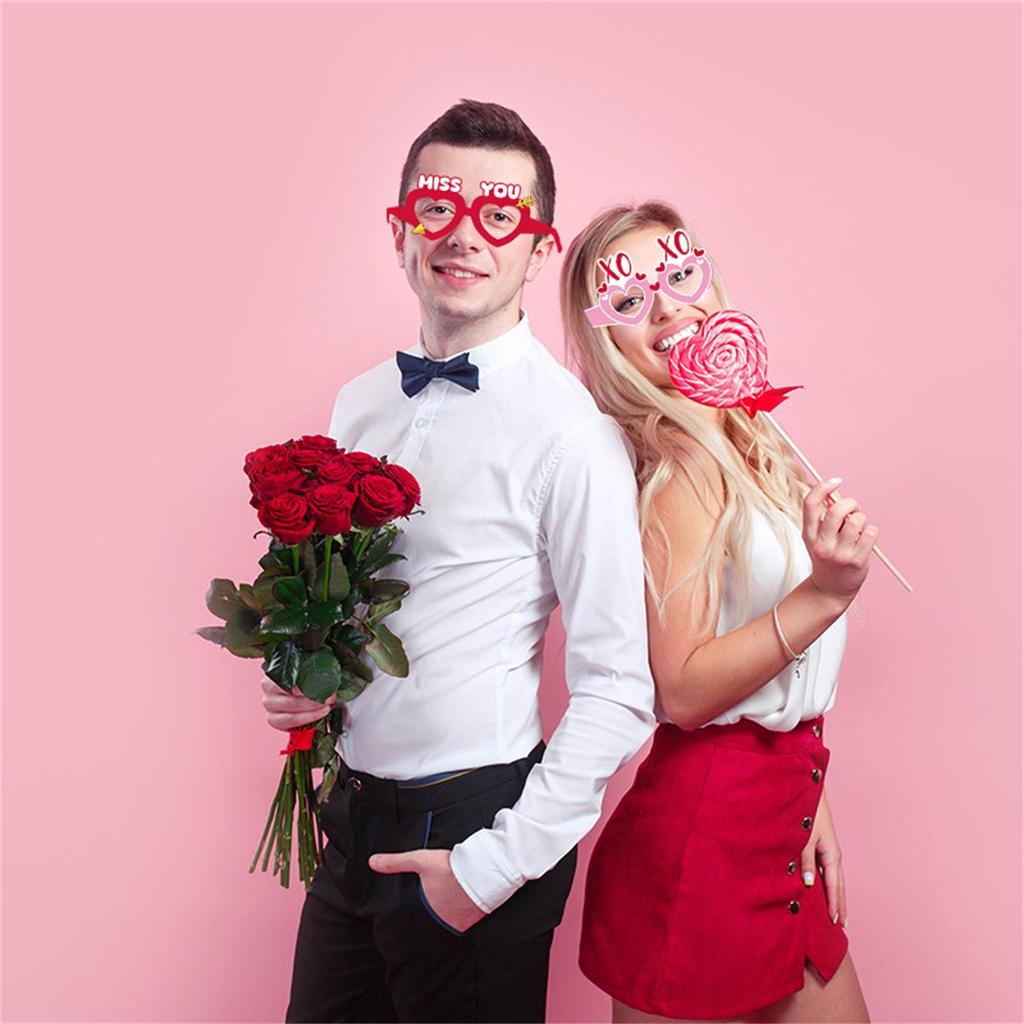 6 шт. тематические бумажные стаканы ко Дню святого Валентина, веселые красочные декоративные стаканы для вечеринки ко Дню святого Валентина