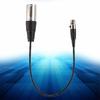 ASHATA Audio Cable, Full Copper Casing Audio Cable, Mini XLR 3-Pin Female to XLR 3-Pin Male Audio Cable with Zinc Alloy Casing, Compact and Lightweigh