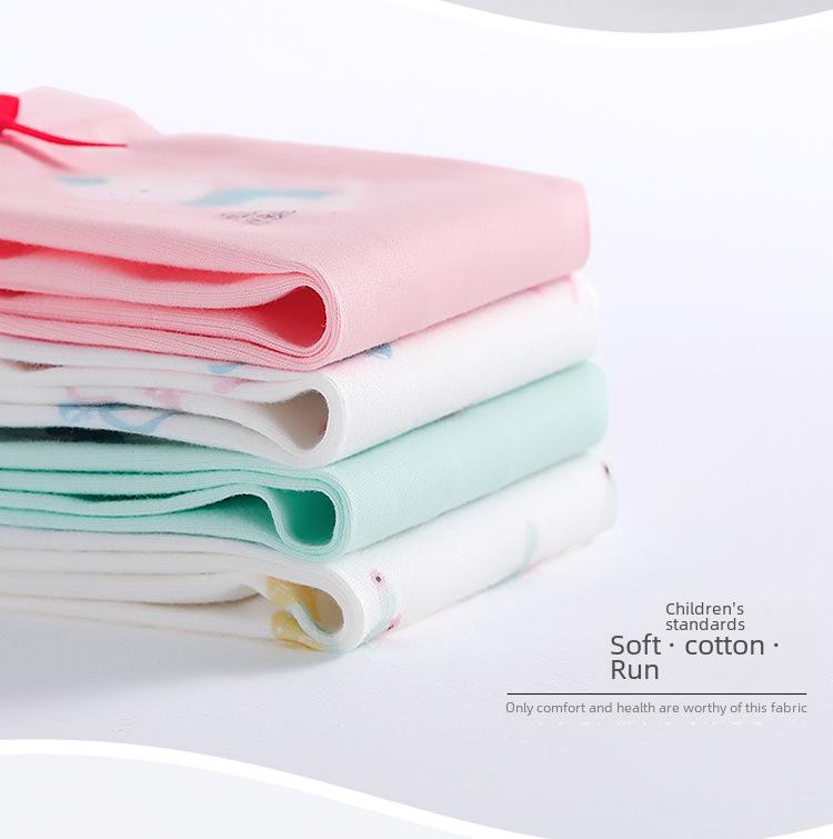 Детские антибактериальные трусы-боксеры с мультяшным рисунком, трусы из чистого хлопка для девочек - доступны в размерах S, M, L