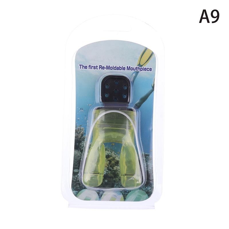 Silicone Snorkel Diving Mouthpiece Scuba Moldable Bite Mouthpiece Regulator Plastic Snorkel Mouthpiece