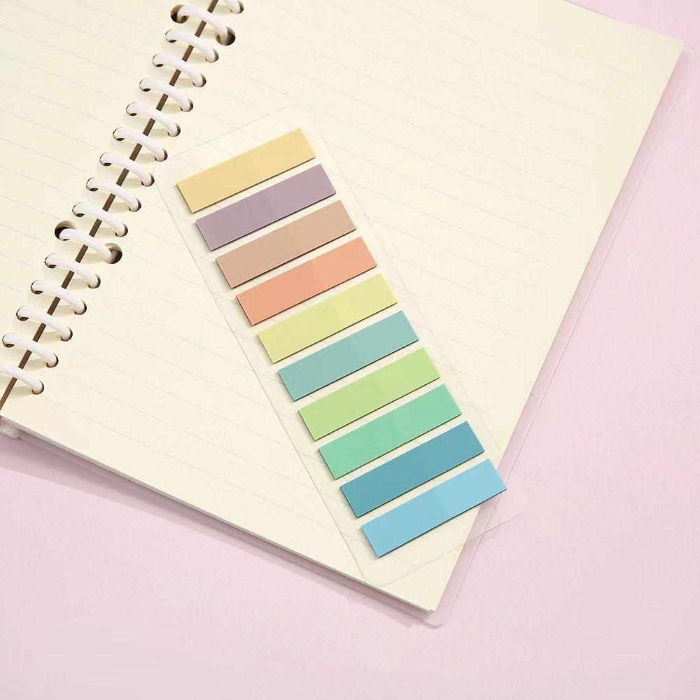 Multi Color Index Tabs Set Waterproof Page Marker Tabs Annotation Tabs Label Stickers  Stationary