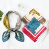 Women'S New Fashionable Atmosphere Simulation Silk Scarf Neck Protection Scarf Spring Summer Autumn Square Scarf