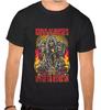 Унисекс футболки 100% хлопок Мужские Женские Guns and Roses Guns N Roses Рок-музыка Черная ФУТБОЛКА -1053-