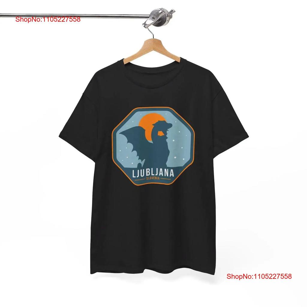 Ljubljana Slovenia T Shirt Slovenian Culture European City Souvenir Vintage Casual Slightly Stretched Designer Clothes