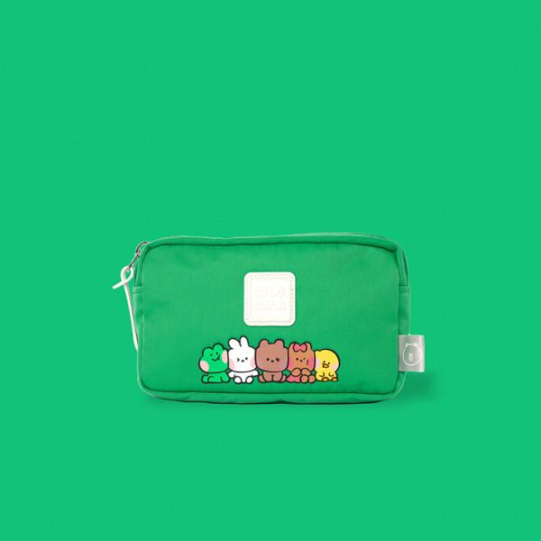 LINE FRIENDS Mini Ni Shiro Kara Lime Shoulder Bag Yoko