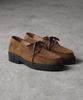 Firenze Atelier [Vibram] Стандартная Повседневная Подошва Лоферы 5099 [Замша Средне-Коричневого Цвета]