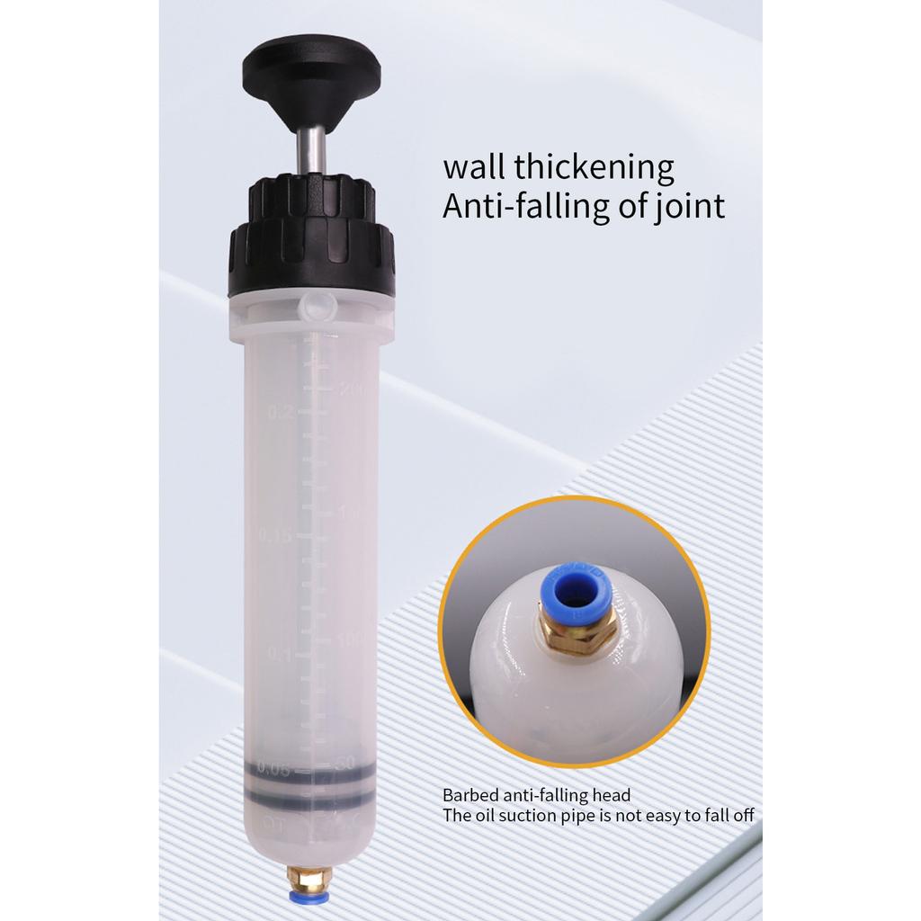 Efficient Oil Suction Syringe Extract Transfer Fluid Extractor Filling Syringe Pump Manual Suction Vacuum Fuel Transfer