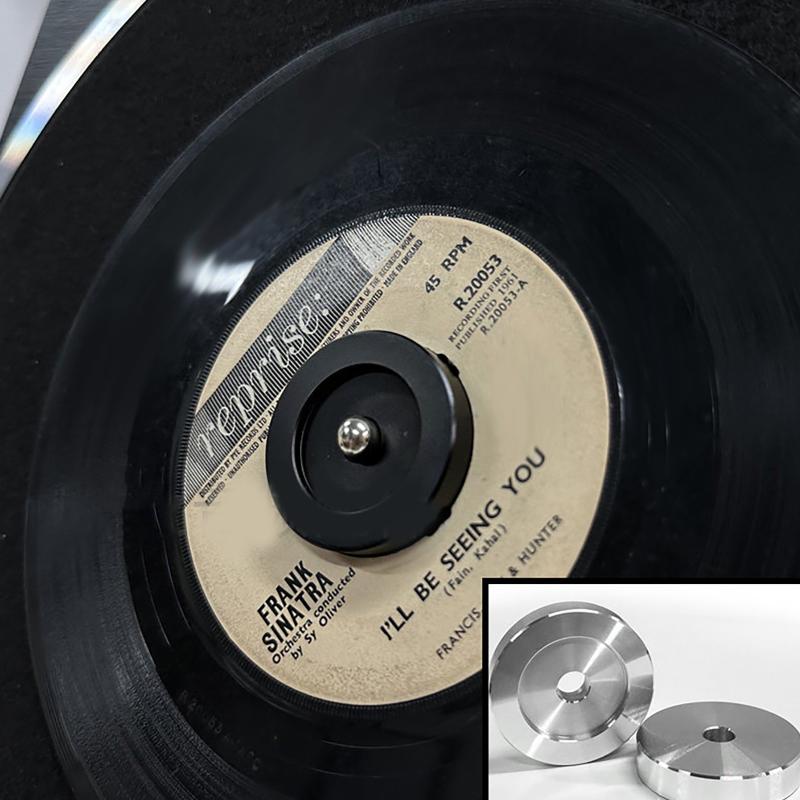 Replacement 45 Record Adapter For Turntable 7 Inch Vinyl Long Lasting Durable Center For Home Audio Sets