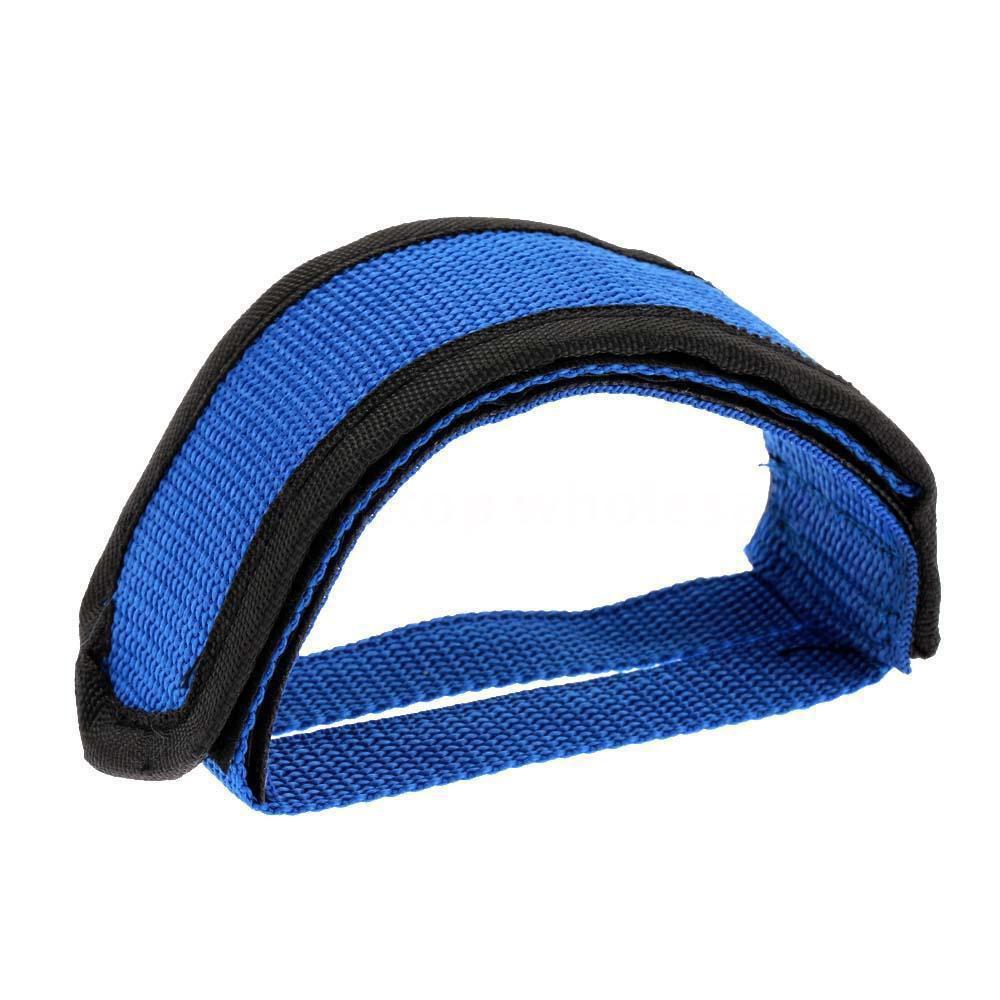 (Great home)Fixie BMX Fixed Gear Bike Bicycle Adhesive Straps Pedal Toe Clip Strap Belt Cn