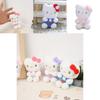 Charming Katie Cat Stuffed Animal Keychain Cute Cartoon Kitten Plush Doll Bag Pendant Characters)