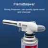 AutoIgnition Camping Gas Torch High Power Outdoor Portable Burners Charcoal Burning Tool Picnic BBQ