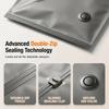 Travel Vacuum Bags with Cordless Electric Pump, 2026 Upgraded Portable Space Saver Bags, Carry-on Compression for Luggage & Seasonal Storage (10)