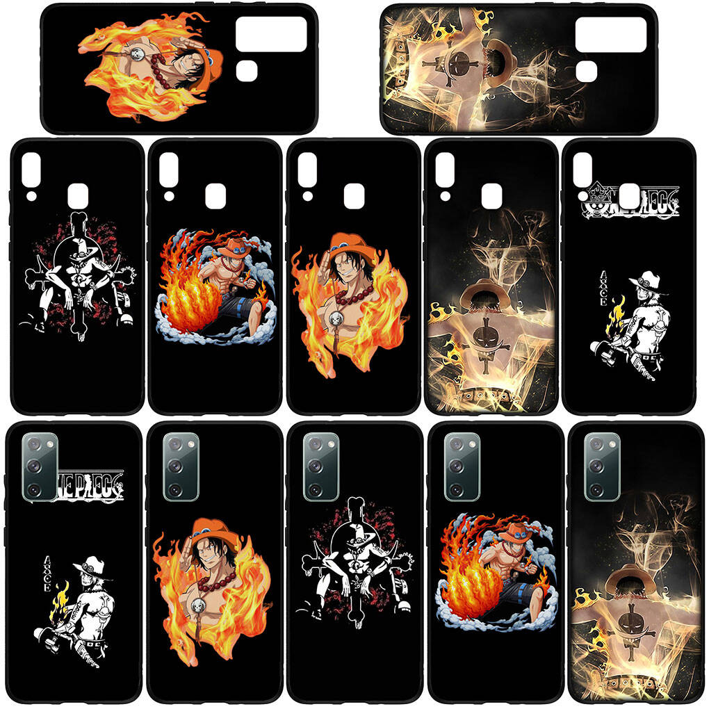 Phone Case for iPhone 17 15 16 Plus Redmi Note 14 12 11 13 Pro Max Huawei P30 P20 Lite OPPO A60 A40 A80 A38 A54 Portgas D Ace Cute One Pieces Cover