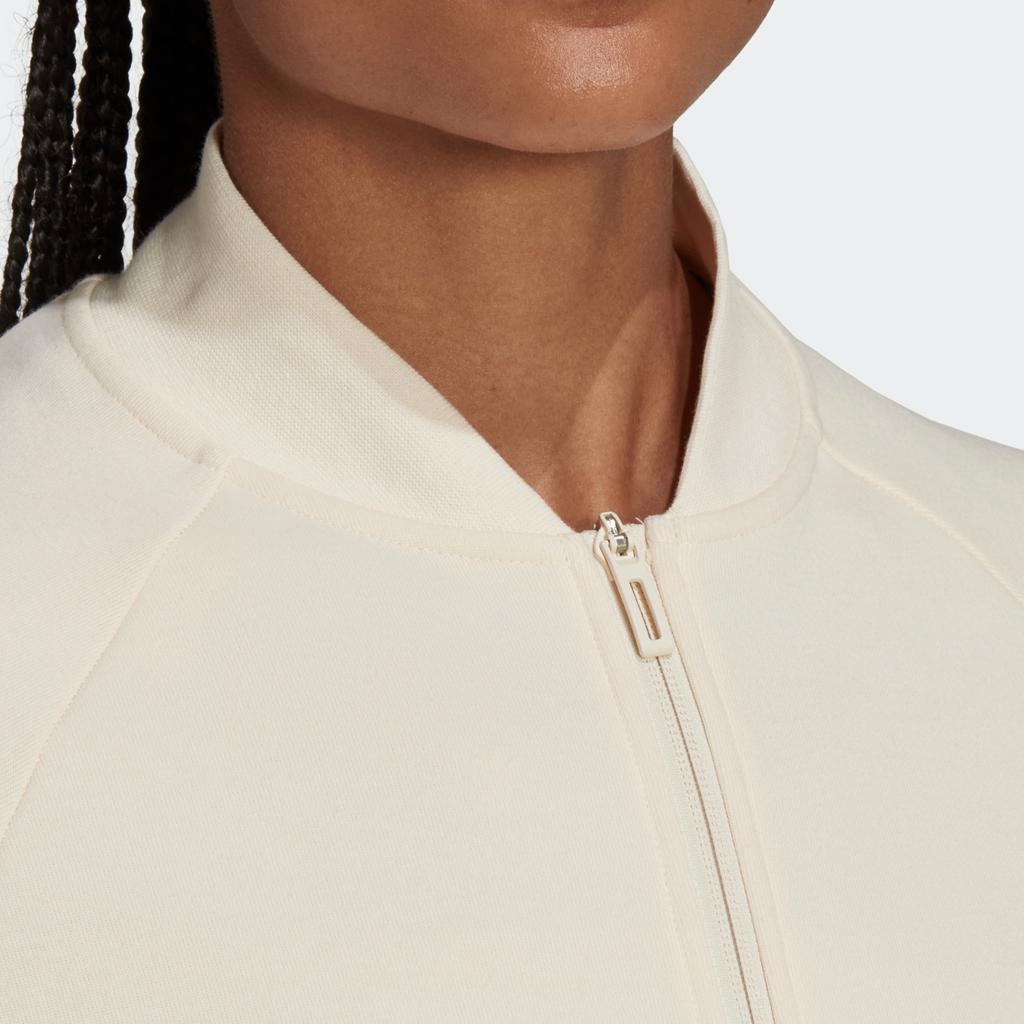 Adidas Женская спортивная куртка с принтом Allover, светло-бежевая, HN5279