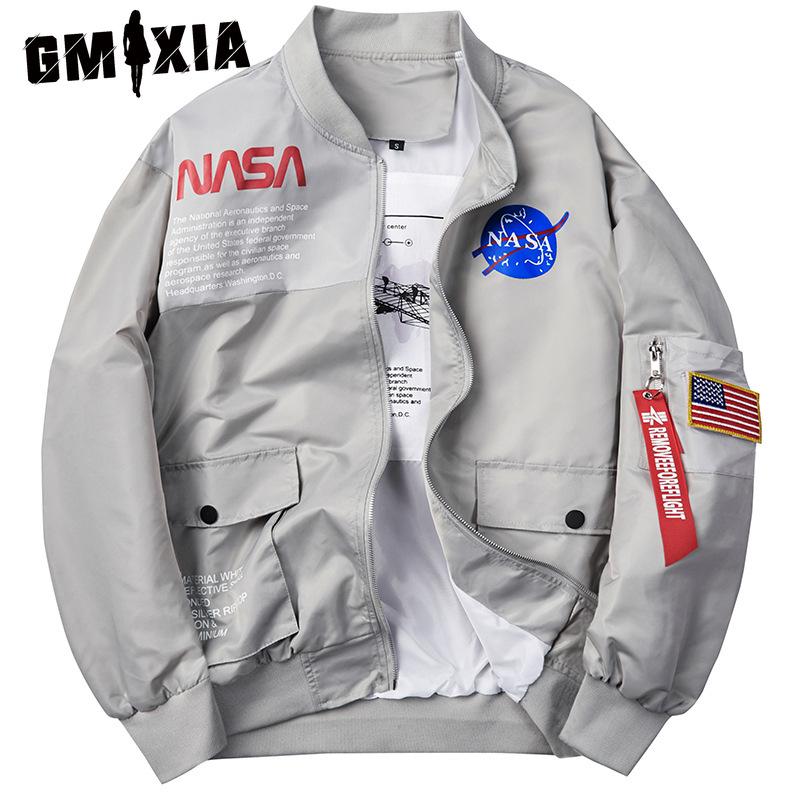 GMXIA Куртка-пилот, Мужская рабочая куртка космонавта, Мужская и женская куртка Air Force One