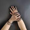 Кружевные перчатки Флэппер 1920-х годов, короткие перчатки для концертного костюма, аксессуары
