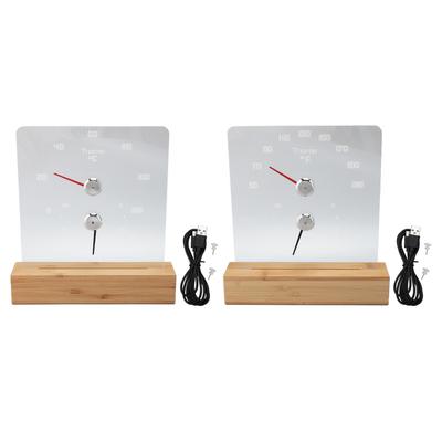 2 в 1 датчик температуры сауны гигрометр с белой светодиодной подсветкой измерение влажности температуры для