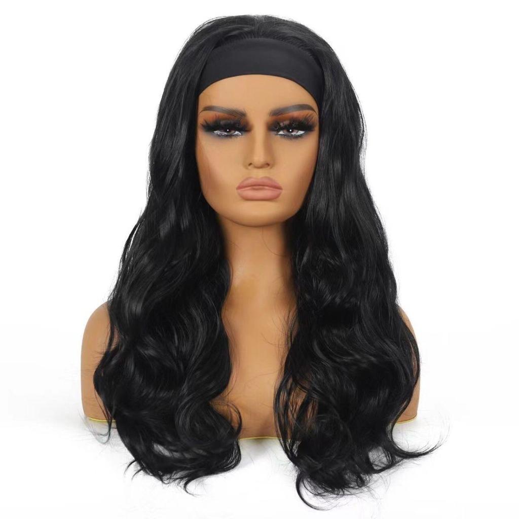 22 Inch Fashionable and Beautiful Synthetic Wig Made of Synthetic Fibers, European and American Style Female Fashion Trend Wig
