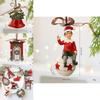 Christmas Vintage Resin Tree Ornaments With Bell Decorations For Holiday Decor